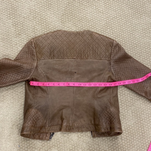 Bod & Christensen Leather Biker Jacket 100% Leather - Picture 12 of 13